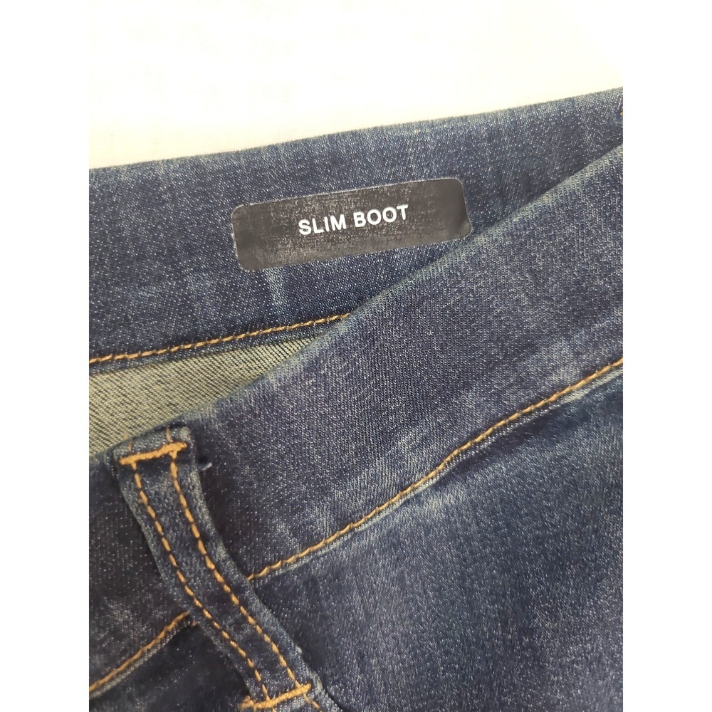 Judy Blue Stretch Jeans Jeggings Sz 13/31 Dk Wash Hi Rise Slim Fit Bootcut - Picture 4 of 10